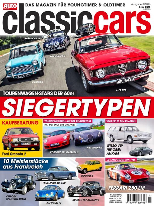 Title details for Auto Zeitung Classic Cars by Bauer Vertriebs KG - Available